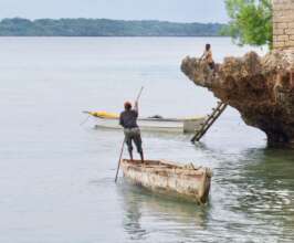 Local fisherman at Wasini village