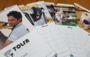 TOLFA 2019 Calendar featuring our rescue animals
