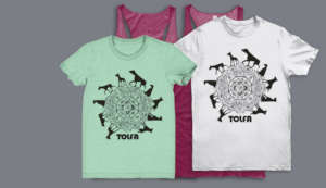 TOLFA t-shirts in a range of colours and styles
