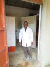 Derick setting up new patient room