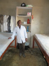 Derick is proud of the clinic he built