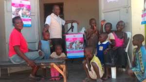 Some of the little patients at wellness clinic