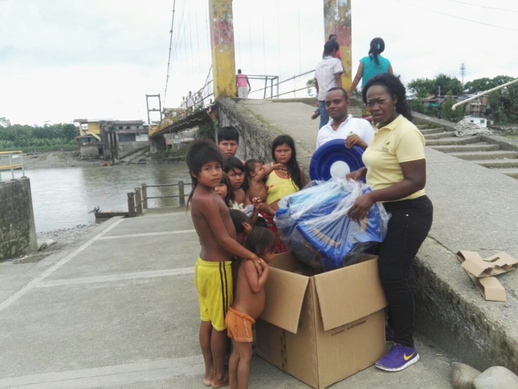 Water filters for children in Colombia
