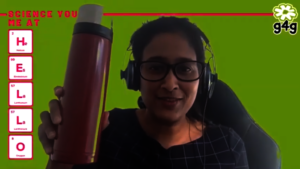 A speaker showcases her inspiration in physics!