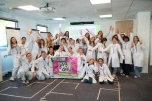 40 girls excited to share their learning