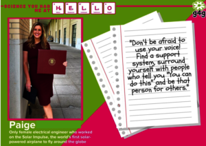 Some wonderful words of advice from our speaker