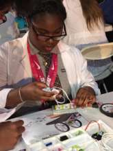 Electronic fun at Space Center Houston