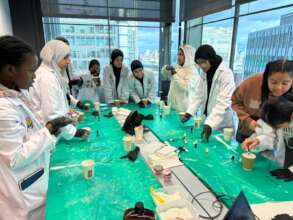 Young women in London getting creative with STEM