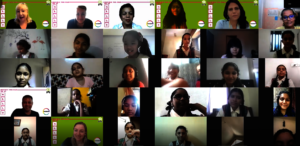 200+ smiling faces during our broadcast in India!