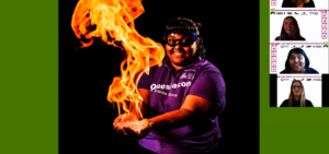 Getting fired up with Australian scientists!