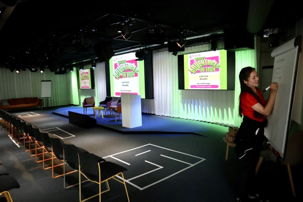 g4g Intern prepares to moderate event for girls