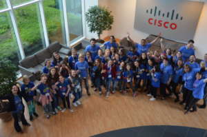 Having fun at Cisco Offices for our g4g@work day