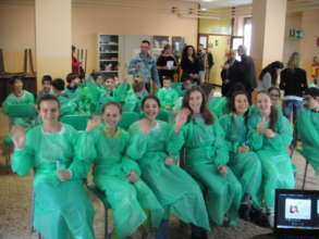 Lab time in Italy!