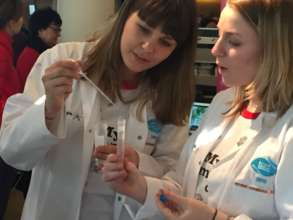 Our g4g science leaders at London WOW event