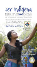 "Ser Indigena" the Photo-exhibition poster