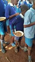 Kids during one of the meals