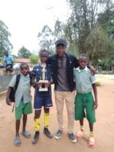 Members of a Virtues Club with a Teacher