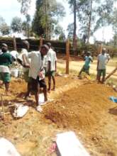 Preparation for nursery beds for container garden