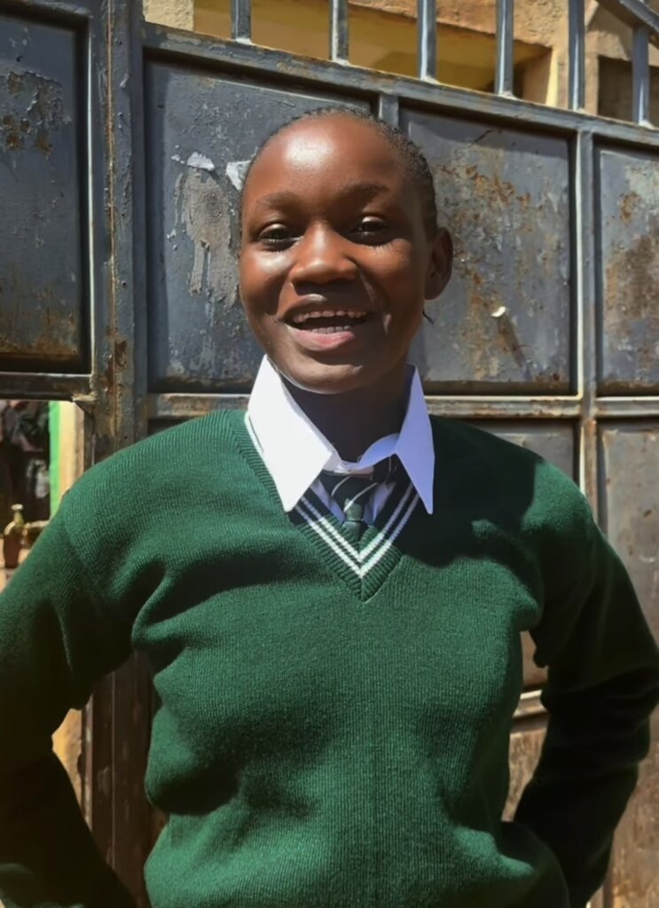 Faith Happy To Join School.