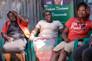 Celebrating women's day with Kibera mothers
