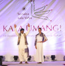Ramesh walks the Kala Umang! fashion show ramp