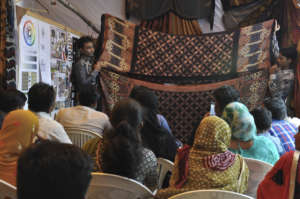 Khalidbhai presents his collection to family