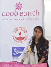 BMA graduate Tulsiben speaks at Kala Umang!