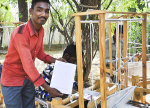 From paper to loom!