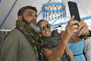 Azizbhai with Donna Karan!