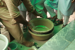 Shaping the pot