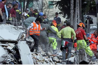 Appeal for Victims of Abruzzo Earthquake