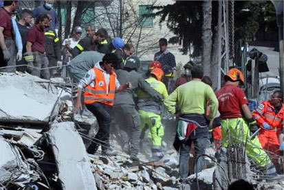 Appeal for Victims of Abruzzo Earthquake
