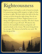 Virtue of Righteousness