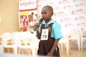 6 year old Henrica won the local language bee