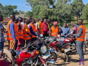 Bosco Meeting With Boda Boda Drivers