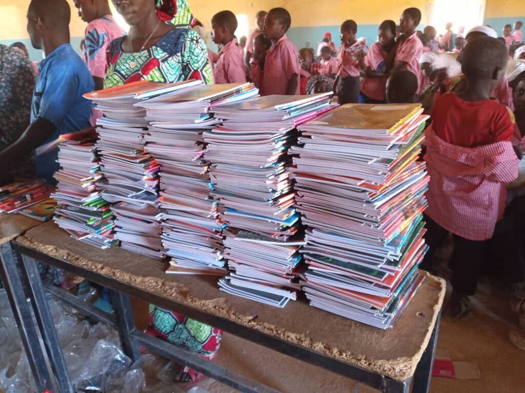 The Learning Material Donated for the Back2School