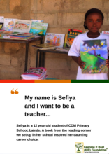 12 YEAR OLD SEFIYA & HER FIRST PERSONAL STORYBOOK