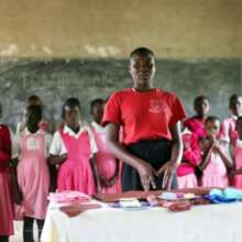 Health club member demonstrates how to make RUMPs