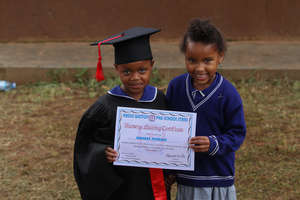 Graduate and younger student