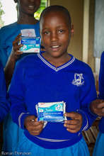 Sanitary Pads and Girl (photo by Ronan Donovan)