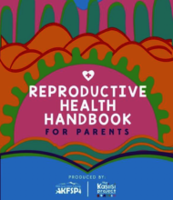 Cover of handbook distributed to parents.