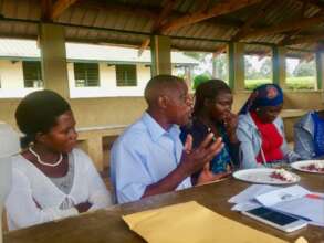 Parents discuss reproductive health topics.