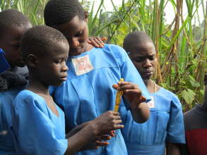 Kasiisi Primary School Girls Science Experiment