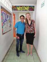 Global Giving visiting our school