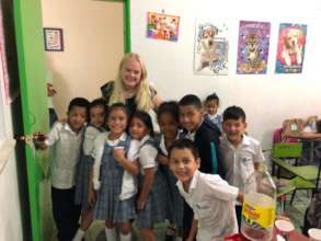 Goodbye to teacher Jasmin from Germany