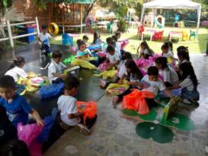 Thanksgiving day with partner school- Kindergarten