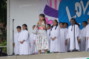 Our children's choir singing A million dreams