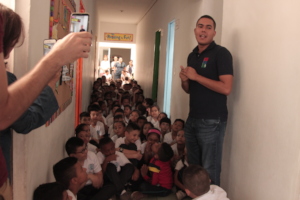 Our students expecting the great moment