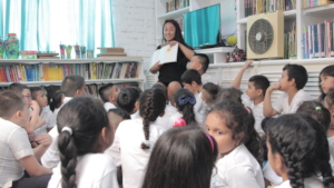 Reading time with first grade!