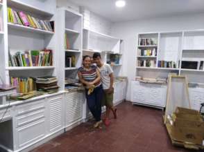 Our library almost ready to be open to the public